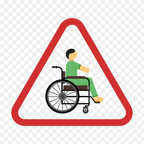 残疾人三角标志