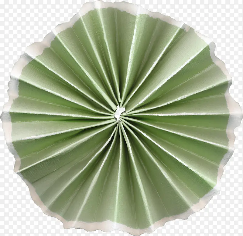 绿色折纸花朵