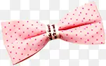 粉色蝴蝶结发夹