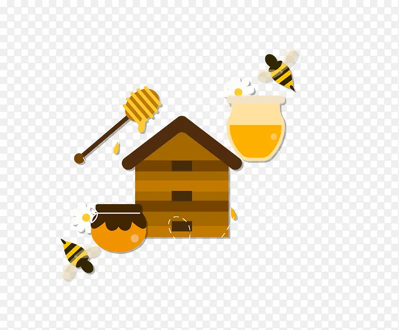 矢量蜂蜜
