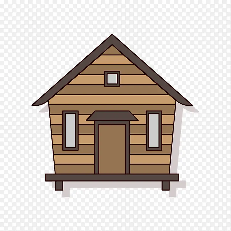 简洁木质房屋