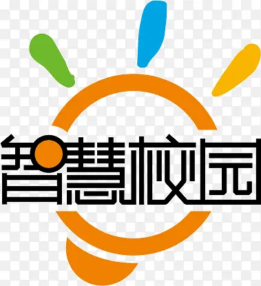 智慧校园logo矢量素材