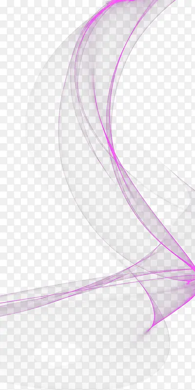 紫色的丝绸飘扬形状