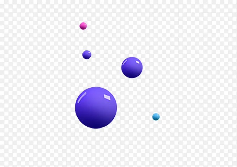 圆球蓝色漂浮元素活动背景