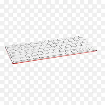 产品实物白色键盘