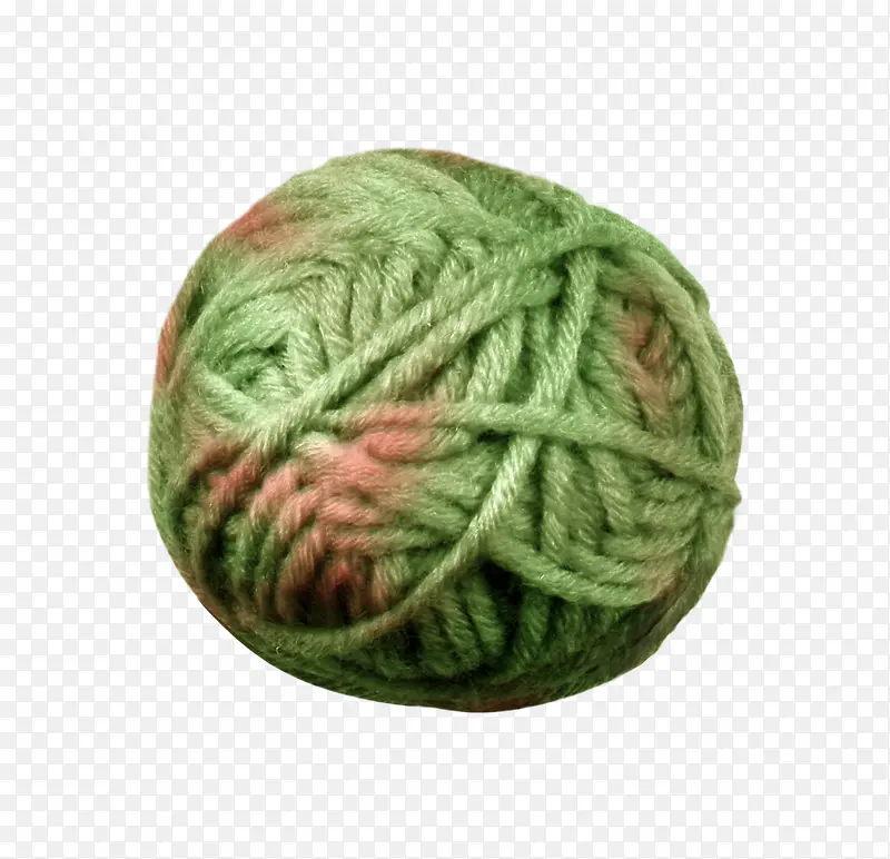 绿色漂亮毛线团