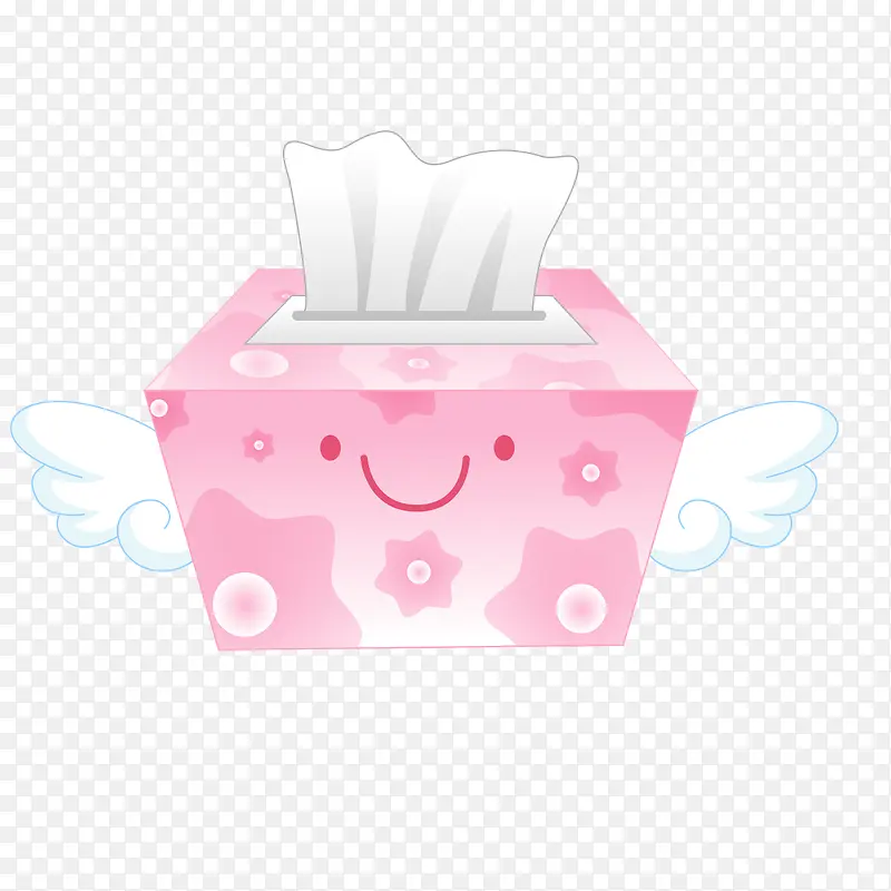 天使抽纸盒图案