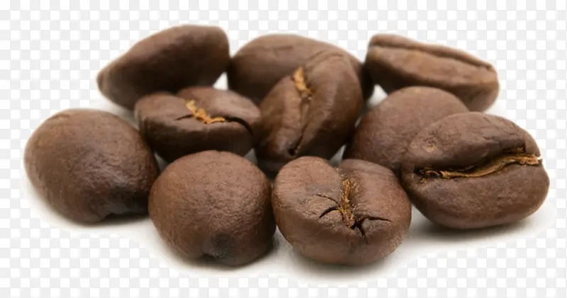 咖啡豆实物摄影