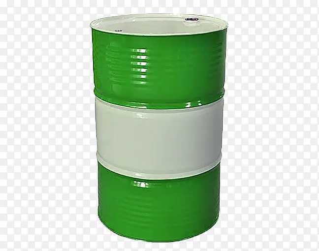 绿色金属油桶