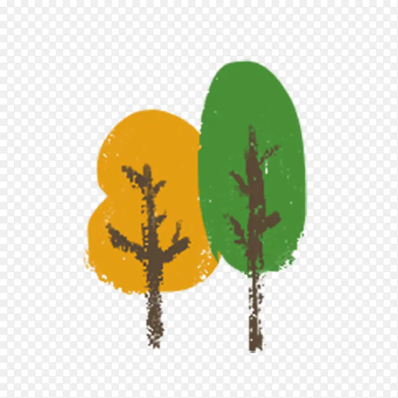 植树节树木插画素材
