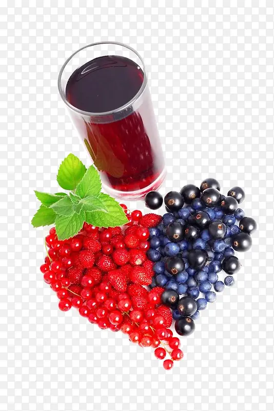 蓝莓蔓越莓果汁
