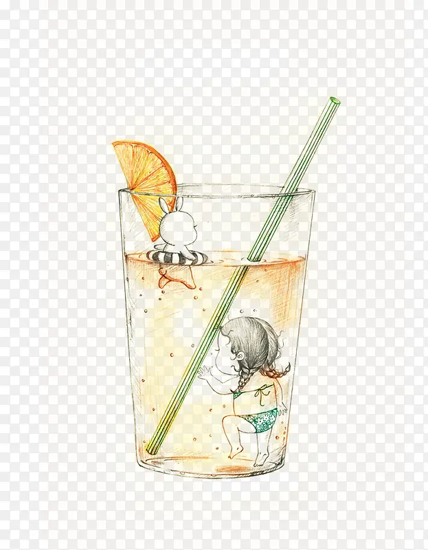 手绘水杯