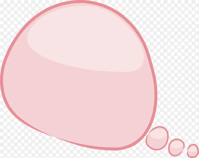 淡粉色气泡