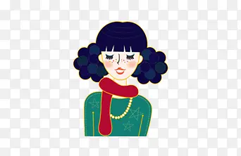 唯美卡通可爱美女