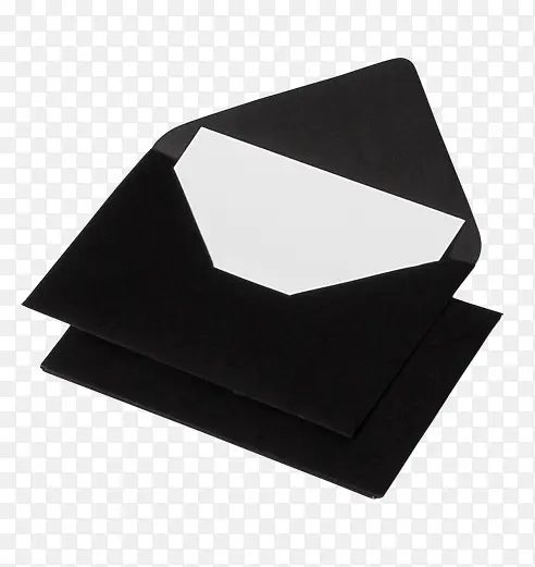 两个黑色信封