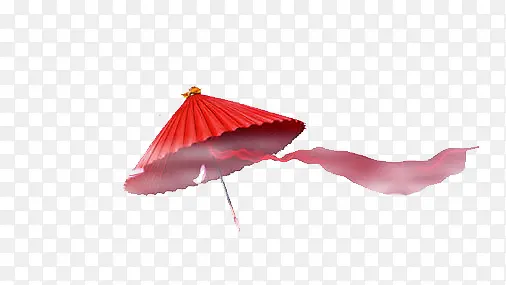 红色油纸伞