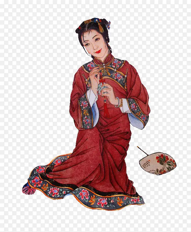 中国古代女子PNG图片素材下载_图片编号9469480-PNG素材网