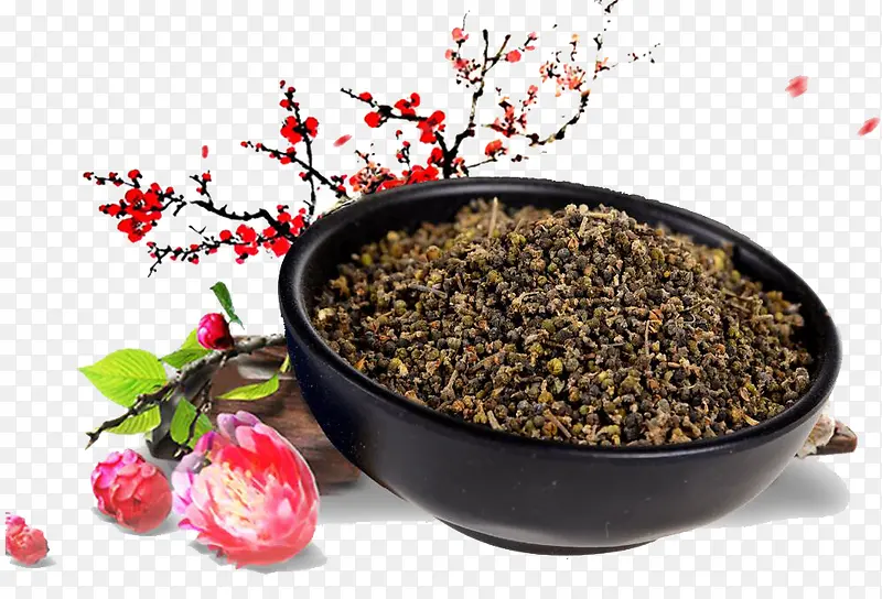 吴茱萸和梅花