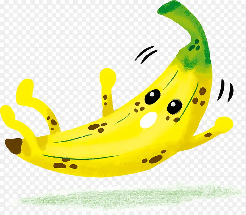 纵身一跃的香蕉