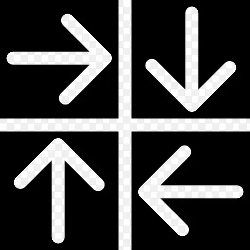 四箭法在不同的方向图标