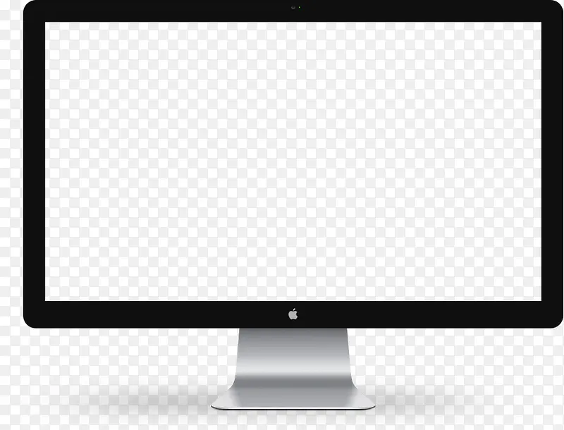 Mac白板显示屏png素材材