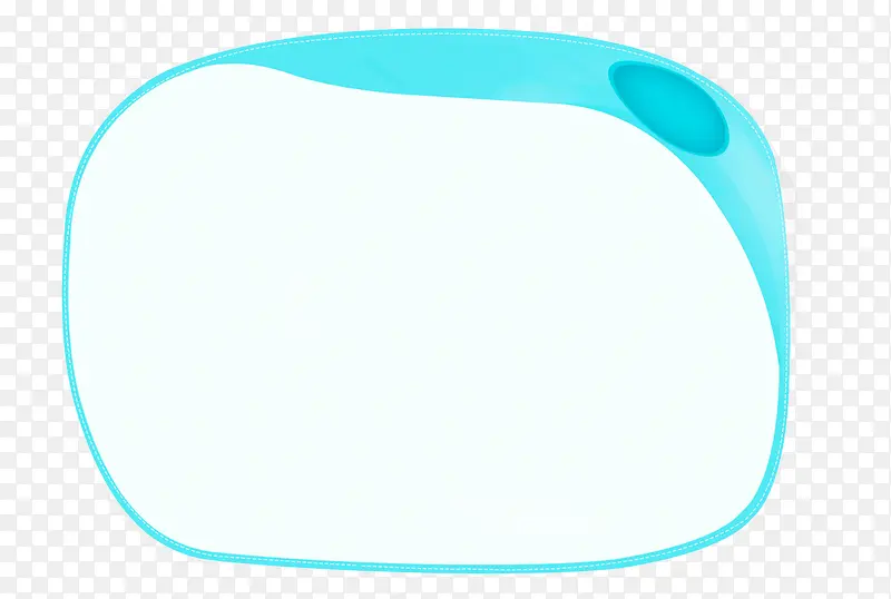 蓝色产品框