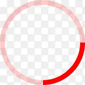 红色光效圆圈图标
