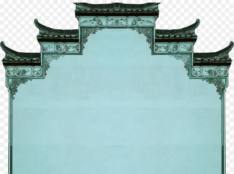 中式屏风墙装饰