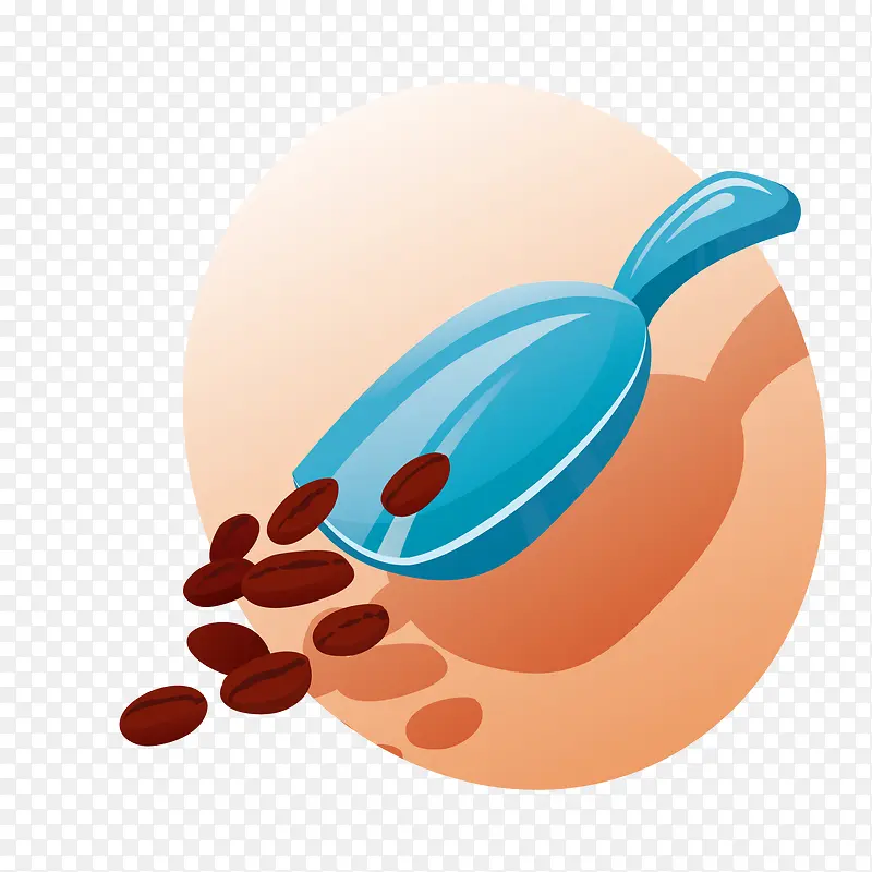 彩绘咖啡豆