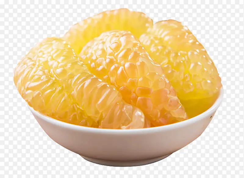 黄色柚子肉柚子罐头