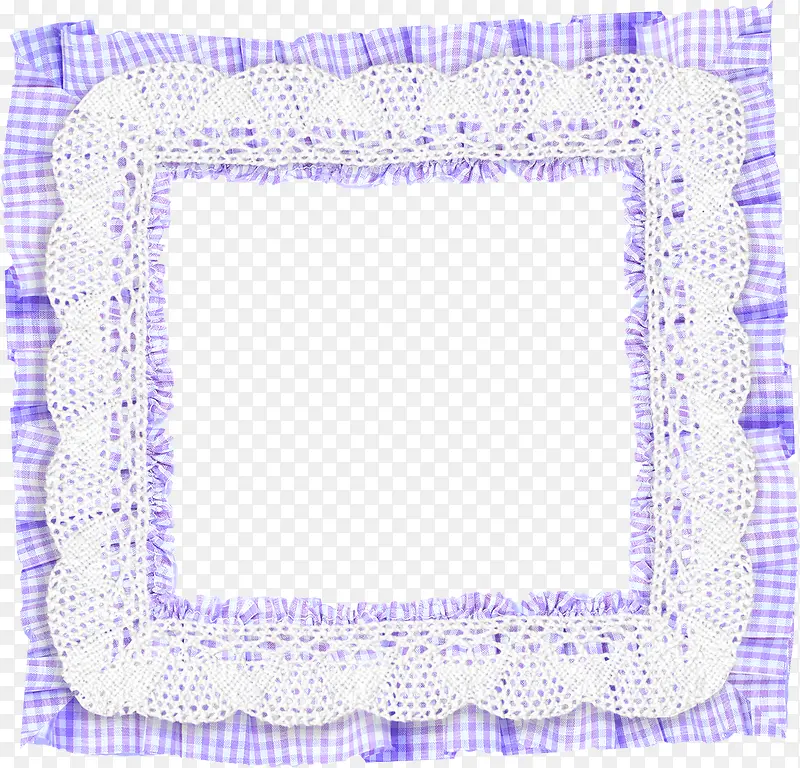 紫色花纹花布框