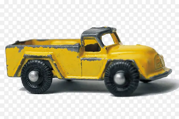 黄色玩具车