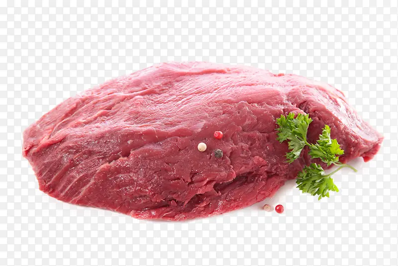 一大块鲜红的牛肉高清摄影图片