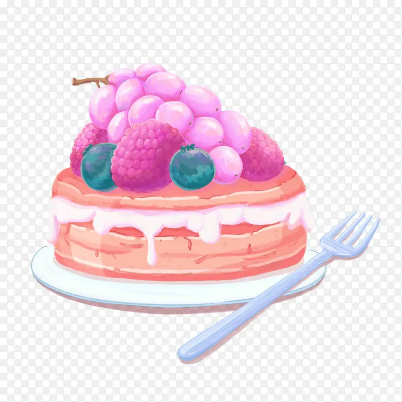 彩绘蛋糕