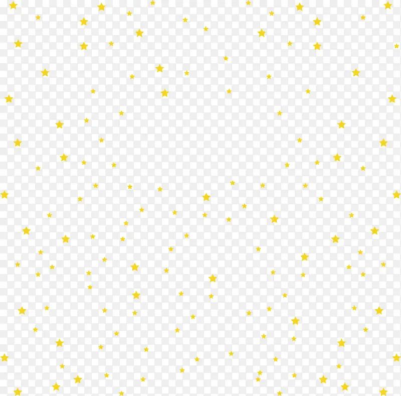 黄色星星花纹