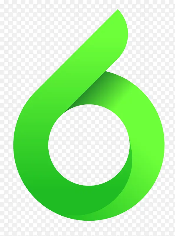 绿色渐变logo设计