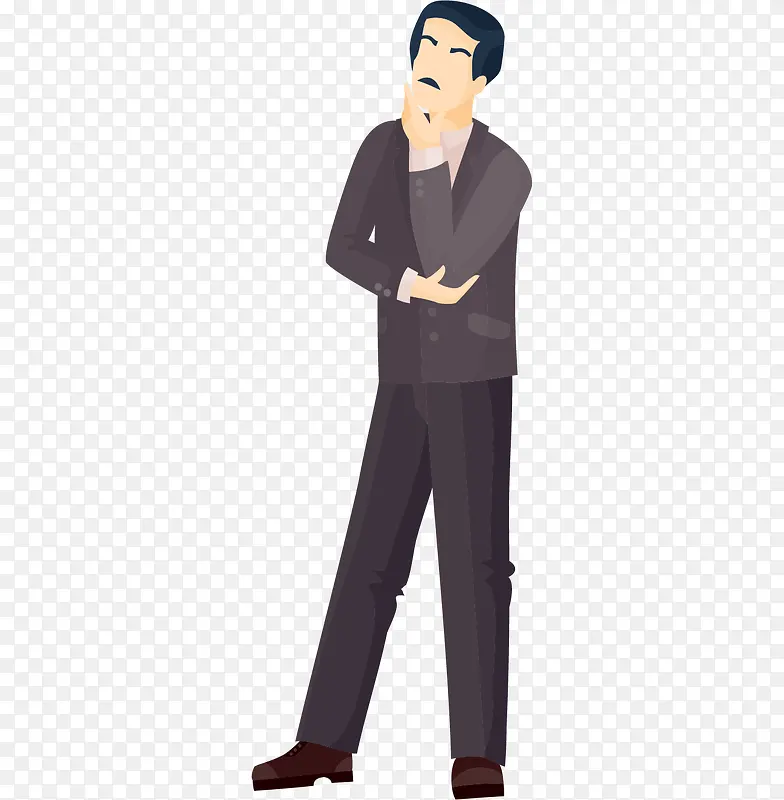 思考的男人PNG图片素材下载_图片编号9491698-PNG素材网