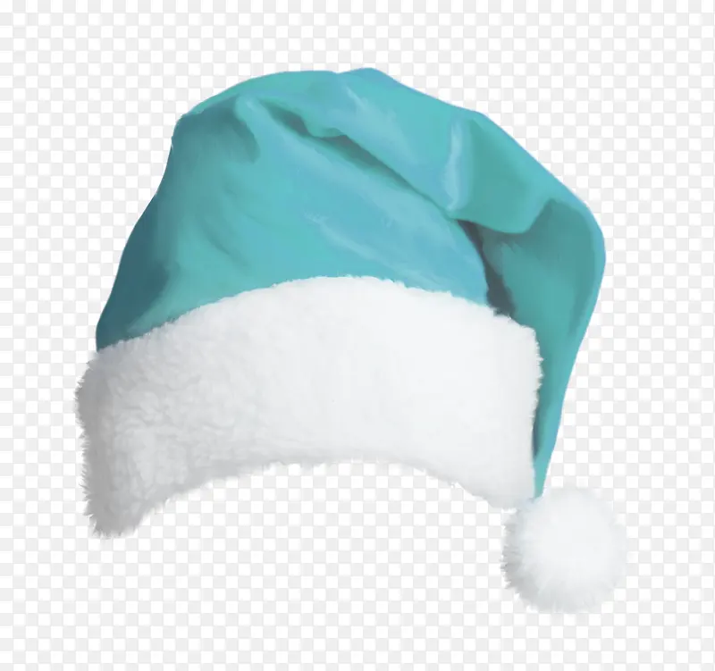 蓝色圣诞帽子