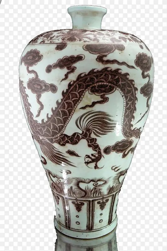 元朝龙纹瓷瓶