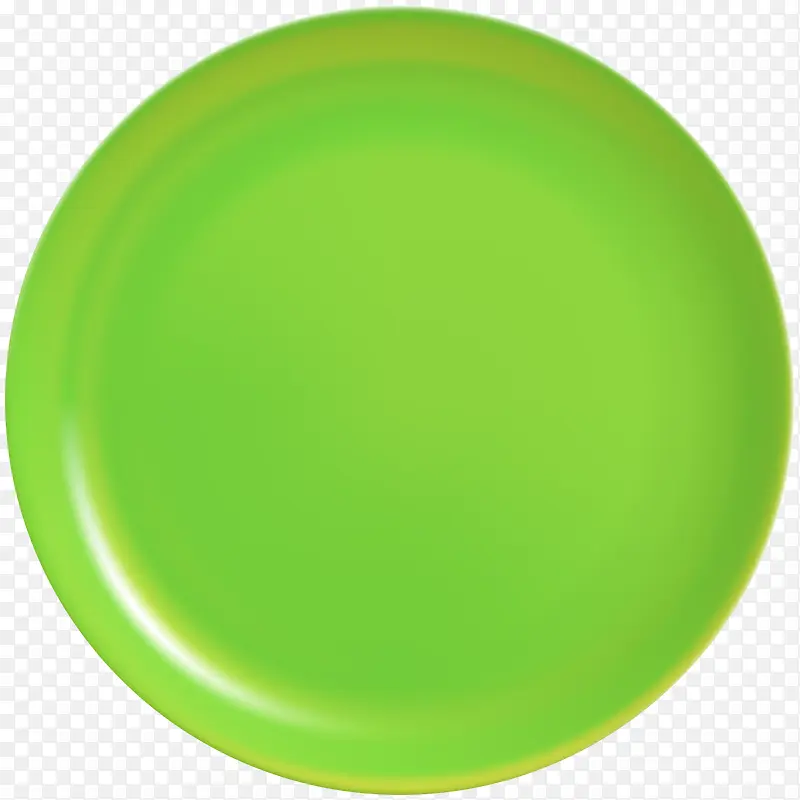绿色盘子