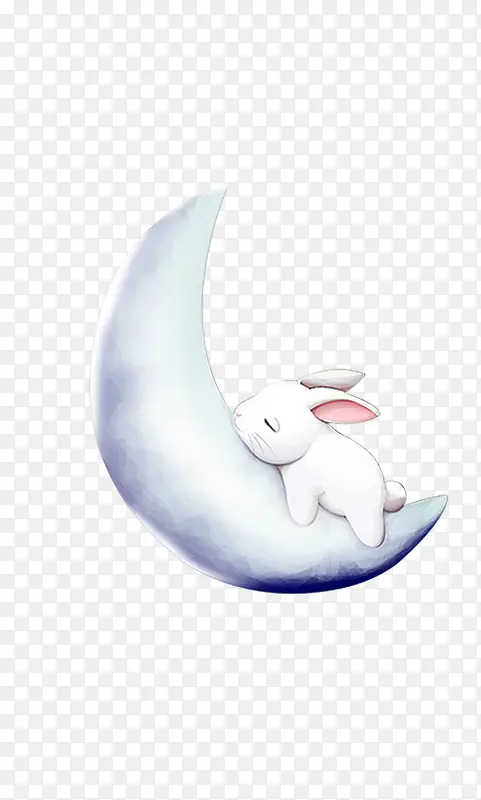 兔子在月亮上睡觉