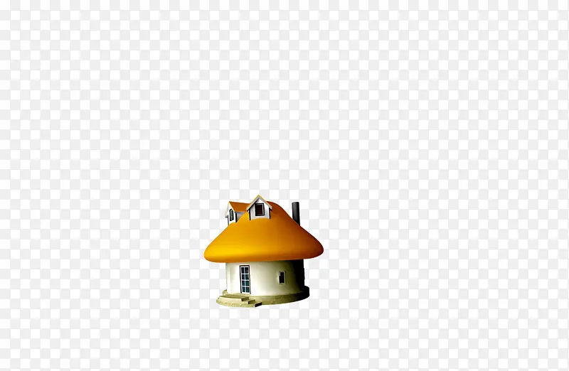 黄色屋顶的小房子