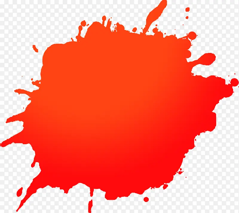 橙红色水印蜡烛印章