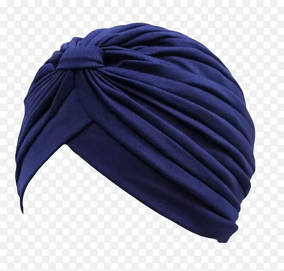蓝色头巾