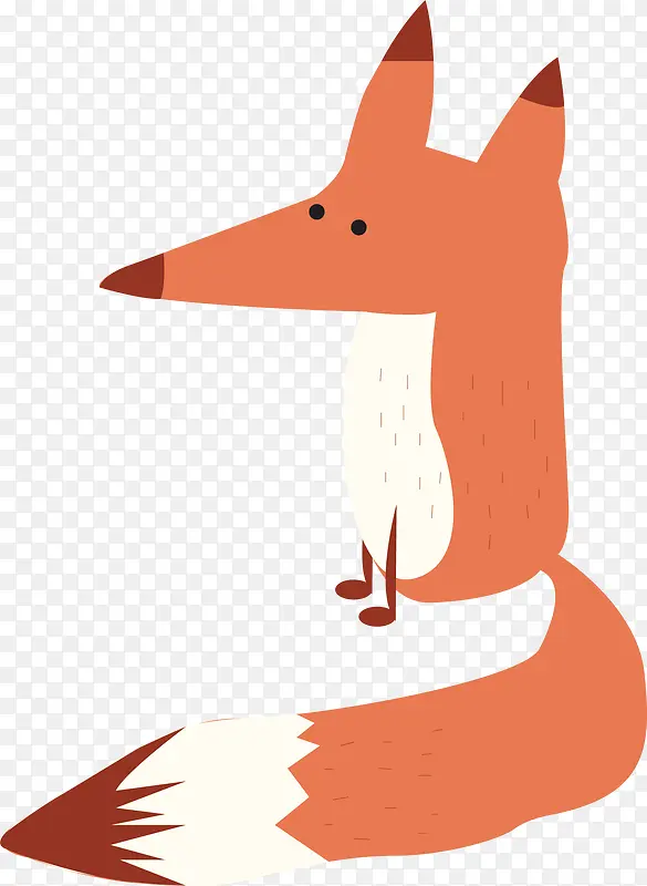 狐狸矢量图