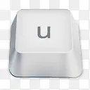 u白色键盘按键
