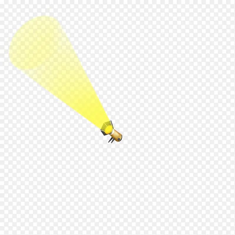 手电筒灯光黄色