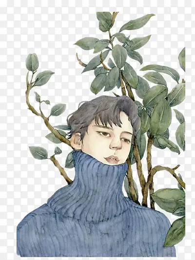 忧郁的男子PNG图片素材下载_图片编号9521082-PNG素材网