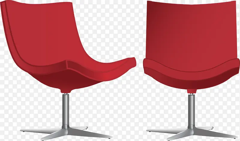 现代简约红色椅子