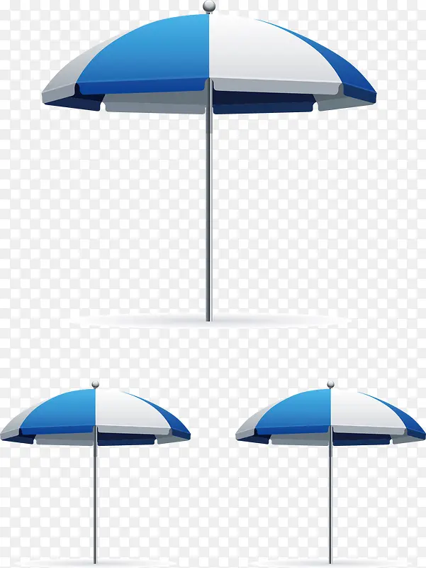 沙滩伞矢量
